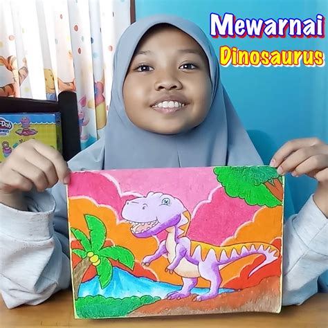 Detail Mewarnai Dinosaurus Dengan Crayon Koleksi Nomer 5