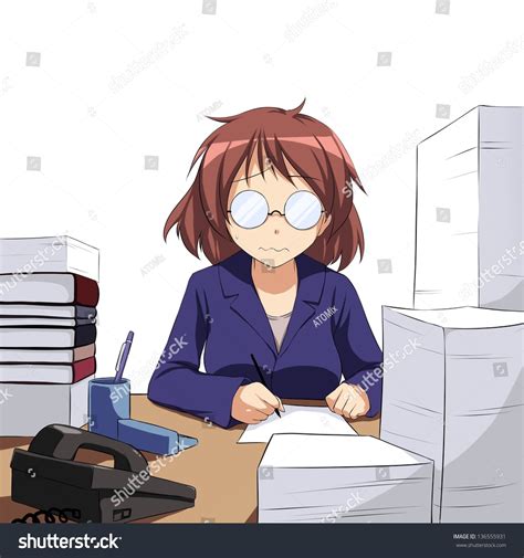 Tired Anime Girl Telegraph