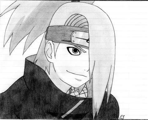 Deidara Naruto Drawings Anime Drawings Sketches Anime