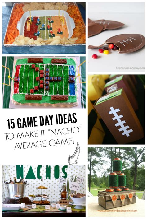 Game Day Party Ideas Craft