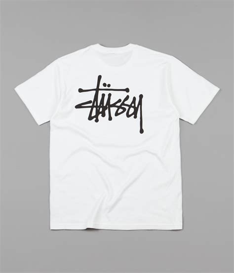 Stussy Basic Stussy T Shirt White Flatspot