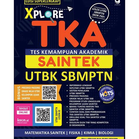 Jual BUKU XPLORE TKA SAINTEK UTBK SBMPTN Shopee Indonesia