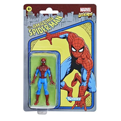 Hasbro Marvel Legends Series 375 Inch Retro 375 Collection Spider Man