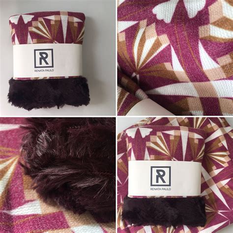 Handmade And Unique Product Exclusive Pattern Design By Renata Paulo Faux Fur Collarscarves