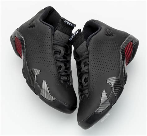 Can they just release the ****ing white/red 14s already? Air Jordan 14 Ferrari Black Anthracite Varsity Red BQ3685 ...