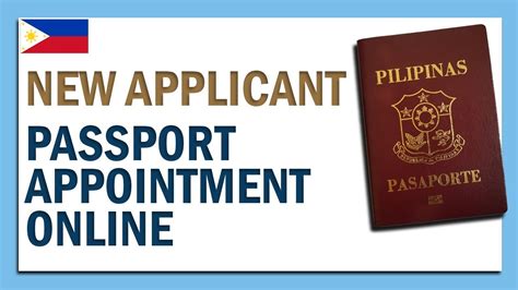Paano Mag Schedule Ng Passport New Applicant Appointment Online Youtube