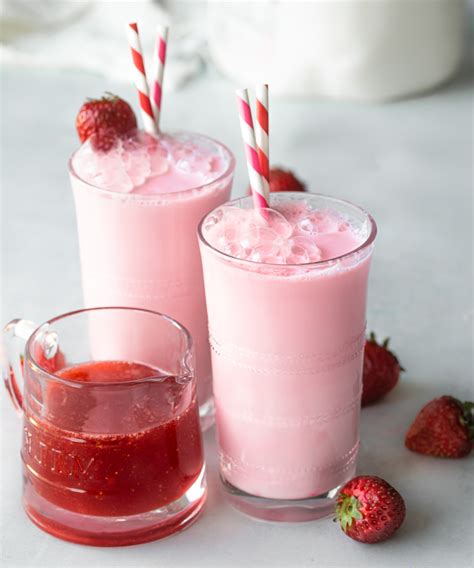 Homemade Strawberry Milk Recipe Whisk It Real Gud