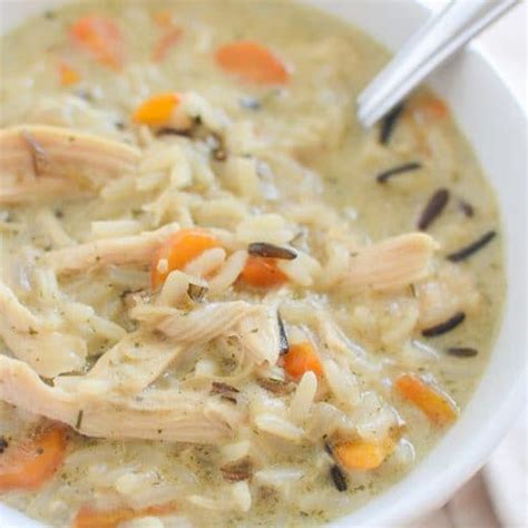 Creamy chicken wild rice soup is a wonderfully quick and easy soup made with wild rice instead of noodles and a blend of spices. Chicken and Wild Rice Soup - Panera Copycat Recipes - VIDEO