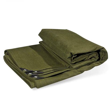 Zxqz Tarpaulin Plus Thick Army Green Industrial Canvas Waterproof And