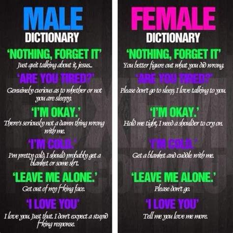 Men Vs Women Dictionary Reality Quotes Mood Quotes Feelings Quotes