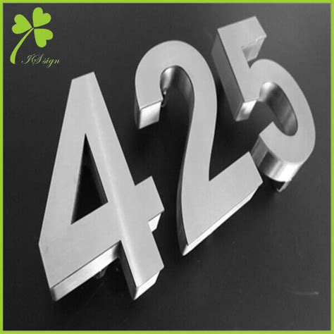 Outdoor Sign Letters And Numbers Building Metal Letters Is Led Sign