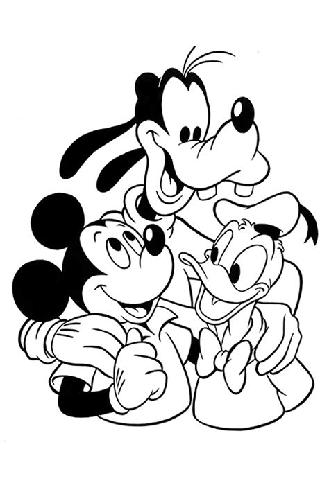Mickey Mouse Line Drawing At Getdrawings Free Download