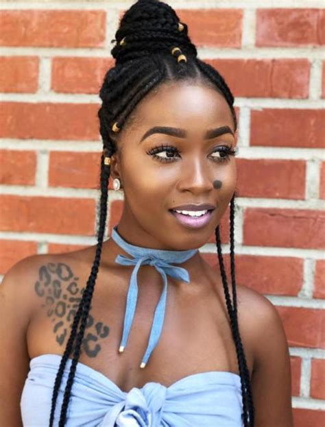 Fulani braids are a braided protective hairstyle that's usually styled with a center braid and one to two pieces braided from back to front at the sides and accessorized with beads. Braids with Beads: Hairstyles for a Beautiful and ...