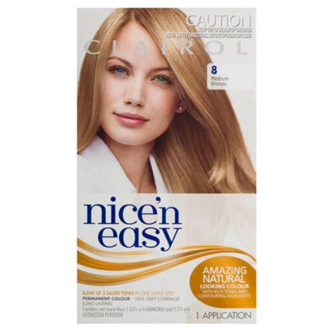 Buy Clairol Nice And Easy 8 Natural Medium Blonde Online At Chemist