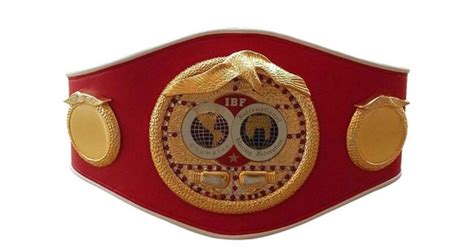 Ibf Boxing Championship Belt Replica International Boxing Federation Adult