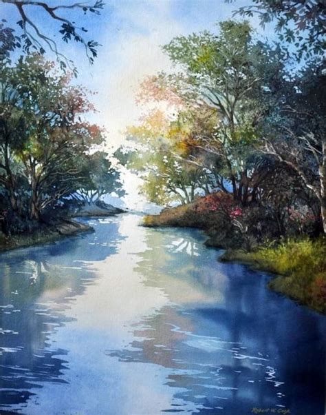 Pin By Reflections And Stuff On Art Watercolor Landscape Landscape