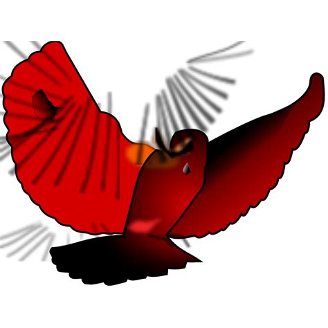 Red Bird Flying Png Svg Clip Art For Web Download Clip Art Png Icon
