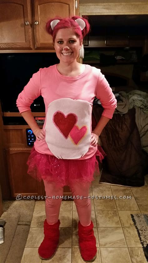 Womans Low Cost Last Minute Love A Lot Care Bear Costume