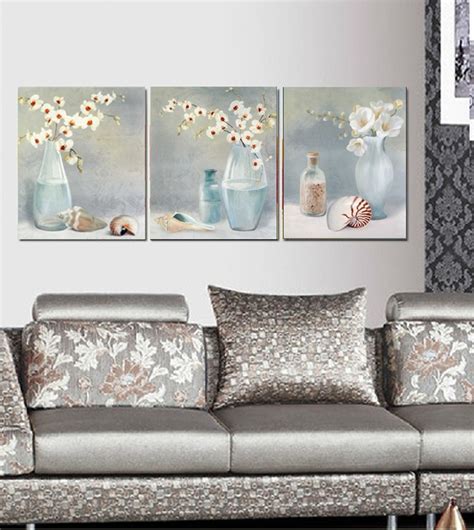 Printed Abstract Canvas Art With Stretched Frame Set Of