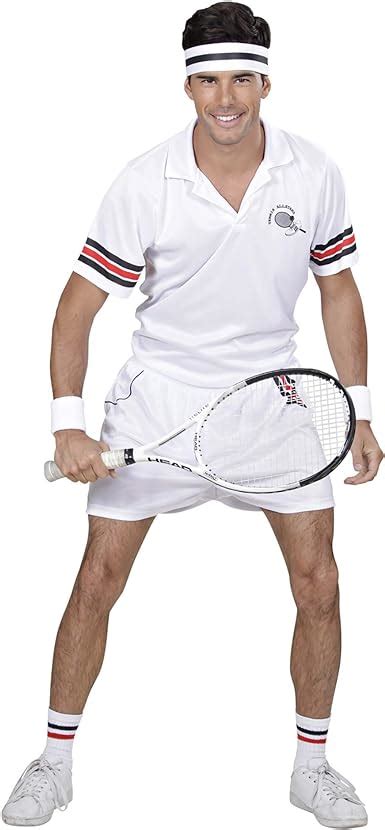 Tennis Player Costume For Sport Fancy Dress Up Outfits Uk