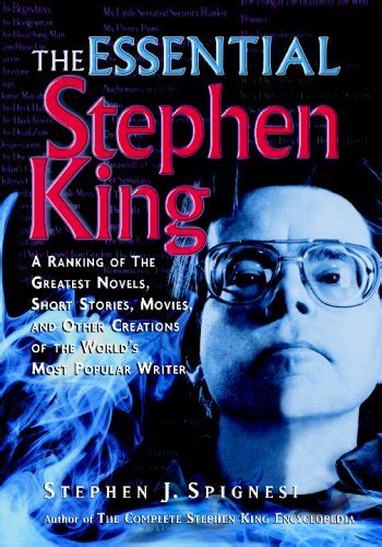 The Essential Stephen King Spignesi Stephen J 9781564147103 Amazon