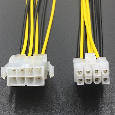 18cm 8 Pin Atx 12v Cpu Eps P4 Power Extension Cable 8pin Extend Cable
