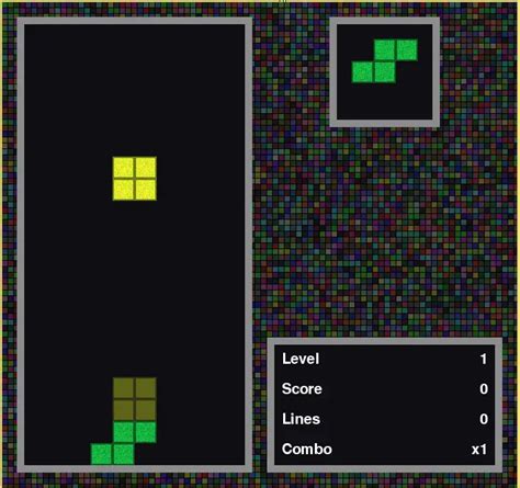 Tetris Game Project In Python Sourcecodester