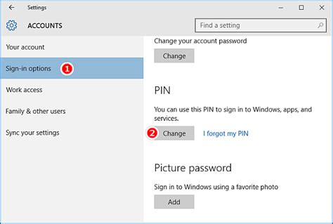 How To Add A Pin To Your Account In Windows 10