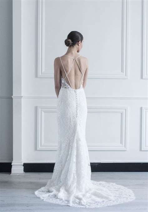 Joni One Day Bridal Backless Lace Wedding Dress Wedding Dresses