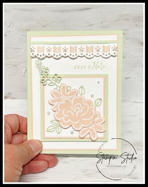 Just A Note With Darling Details Bundle Stampin Studio