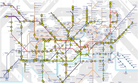 Interactive London Underground Network Map Wordlesstech