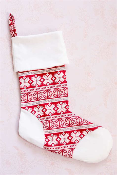 Free Christmas Stocking Sewing Pattern With Toe Patch Coral Co