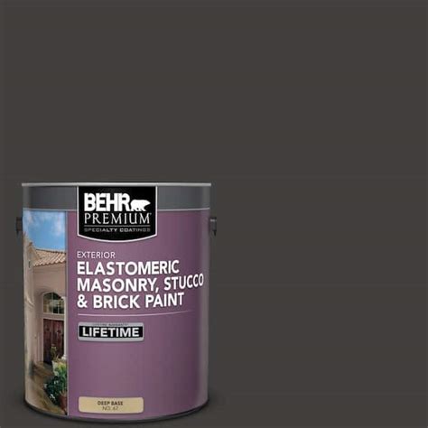 Behr Premium Gal N Blackout Elastomeric Masonry Stucco And