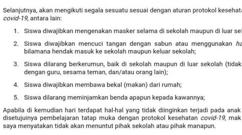 Surat permohonan pembelajaran tatap muka pada masa pandemi covid 19 berisi nama kepala sekolah kecamatan alamat sekolah jumlah peserta didik jumlah ptk jumlah dari orang tua yang mengajukan permohonan pembelajaran tatap muka. Contoh Surat Edaran Sekolah Tatap Muka - Nusagates