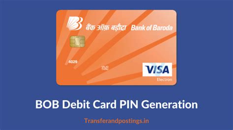 bob debit card pin generation process 2023 best ways to generate bank of baroda debit card pin