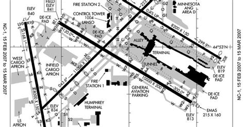 Msp Airport Runway Map