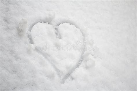 Snowy Heart Stock Image Image Of Detail Couple Pretty 30236847