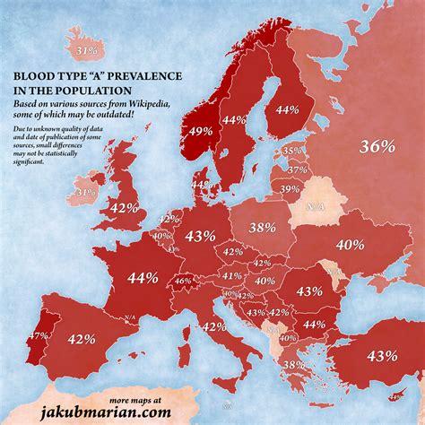 Blood Types World Map Zip Code Map