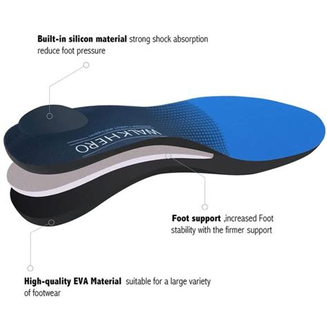 Plantar Fasciitis Feet Insoles Arch Supports Orthotics Inserts Relieve