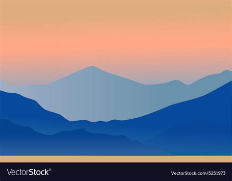 Mountain Background Vector Breathtaking Natural Sceneries