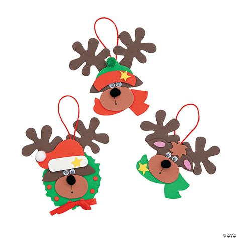 Reindeer Christmas Ornament Craft Kit Oriental Trading