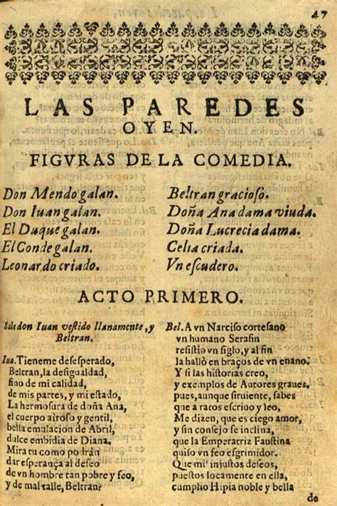 Las Paredes Oyen Biblioteca Virtual Miguel De Cervantes