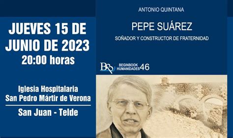 El Periodista Y TeÓlogo Antonio Quintana Presenta Este Jueves En Telde