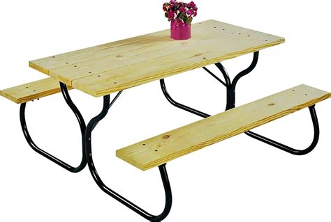 Jack Post Fc 30 Heavy Duty Picnic Table Frame Kit Steel Wood Not Included Patio Tables