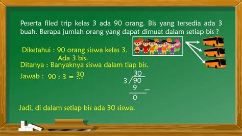 Soal Cerita Perkalian Dan Pembagian Kelas Part Youtube