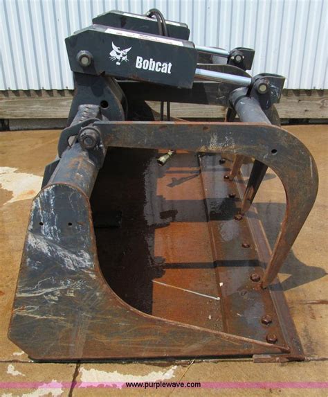 Bobcat Skid Steer Grapple Bucket In Lees Summit Mo Item C2227 Sold