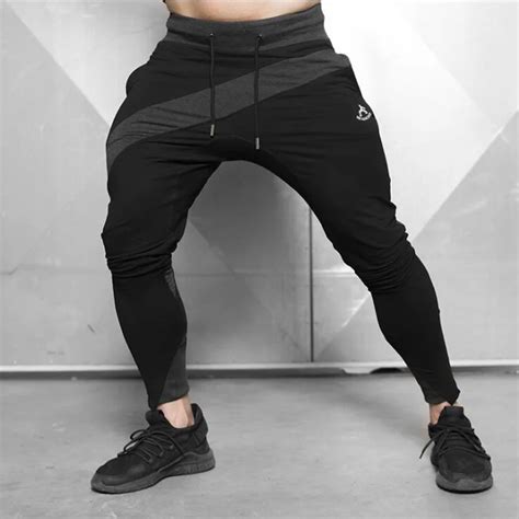 Mens High Quality Cotton Gyms Fitness Autumn New Training Stitching