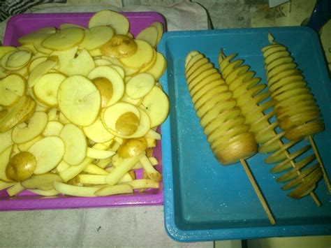 Jika anda mencuci kentang di dalam semangkuk air, pastikan. resep kentang ulir crispy dan gurih kentang spiral,kentang curly twisterdog - PABRIK MESIN DAN ...