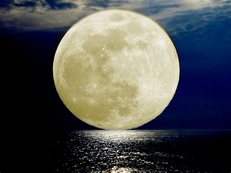 Full Moon Over Water Namaste Yoga