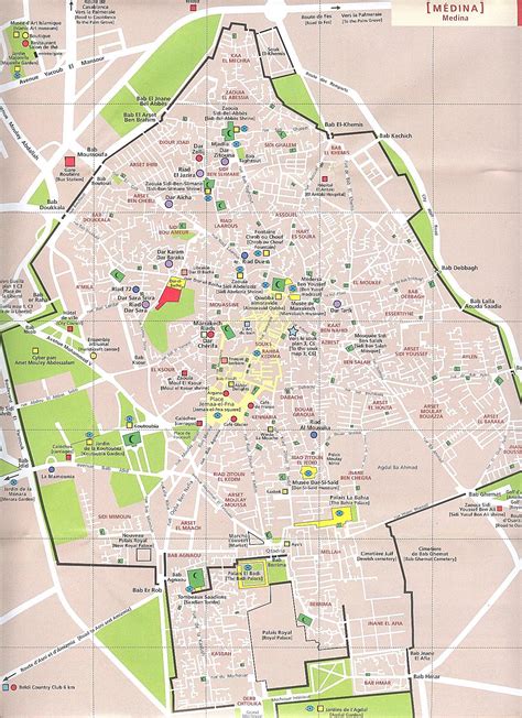 Mapas Detallados De Marrakech Para Descargar Gratis E Imprimir